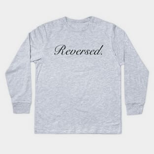 Reversed Kids Long Sleeve T-Shirt